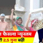 Labour Minimum Wages Hike 2026 : केंद्र का फैसला मजदूरों की न्यूनतम मजदूरी दर 2.5 गुणा हुई